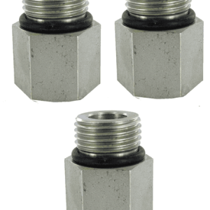 Autopilot fitting adaptor kit. 3 x ORB-5 to ¼" NPT adaptors