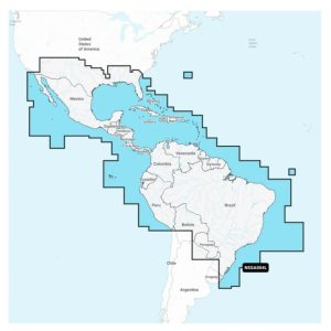 México, Caribe a Brasil: Cartas náuticas de interior y costas