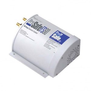 Aislador de baterías galvánico FS60, 60 A. Ratings: 120/240V AC/ 82 A / 50 o 60 Hz.