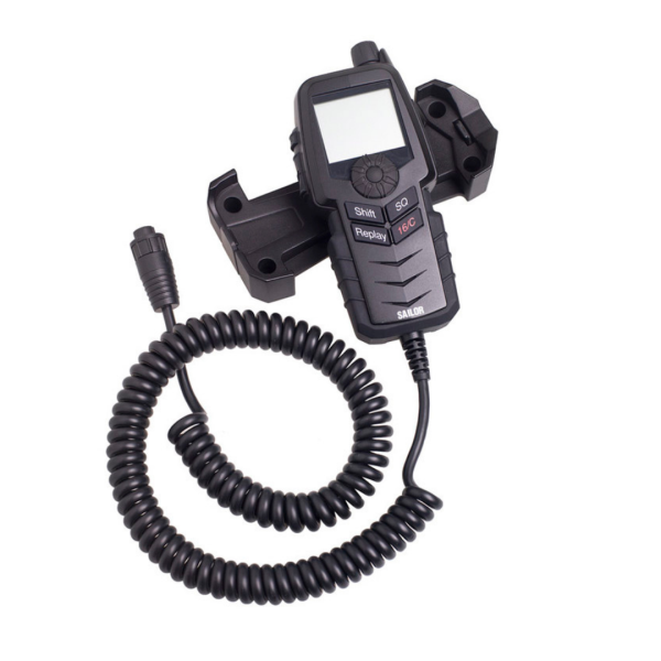 Unidad de control para exterior mod. 6204 para VHF SAILOR 6210, 6222 y 7222. Waterproof IPX8. Sin botón DSC