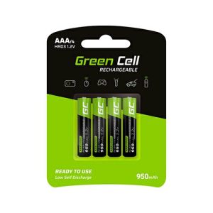 PILAS RECARGABLES 4X AAA HR03 950MAH