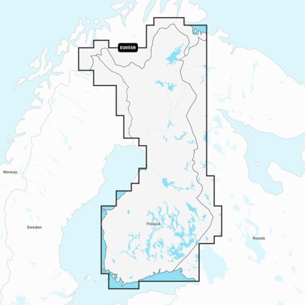 Finlandia, lagos y ríos: cartas náuticas de interior