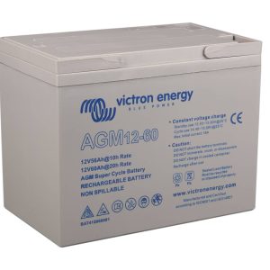 12V/60Ah AGM Super Cycle Batt. (M6)