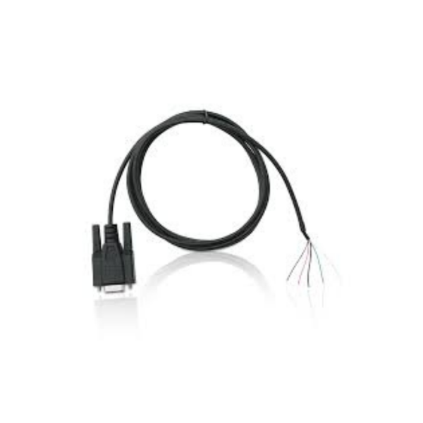 Conjunto de cable moldeado de 9 pines, tipo D (hembra).