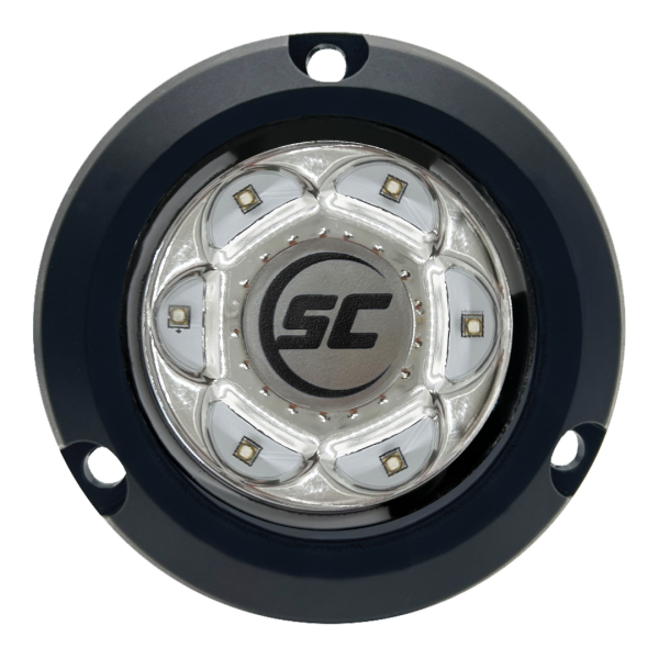 LUZ SUBACUÁTICA BLANCA, 24W, POLÍMERO TERMORRESISTENTE 3"