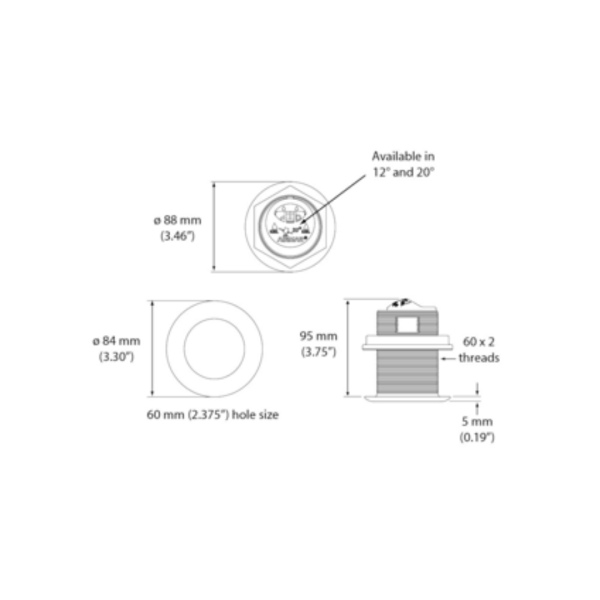 GENÉRICO B60 DT 50/200A    20°   TILT 2M CABLE 5 PIN macho - Imagen 3