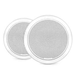 Altavoces náuticos de la serie Fusion FM, altavoz náutico blanco redondo de montaje integrado de 7,7" y 200 W