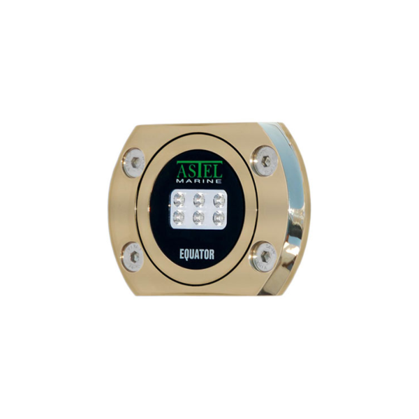 Luz LED Submarina mod. EQUATOR color BLANCO. Aluminio-Bronce.