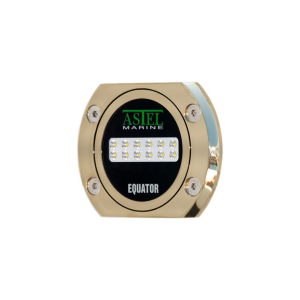 Luz LED Submarina mod. EQUATOR color BLANCO. Aluminio-Bronce.
