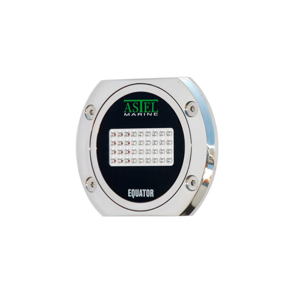 Luz LED Submarina mod. EQUATOR color AZUL. Acero inoxidable