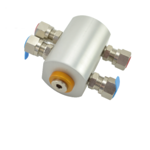 Válvula para aplicaciones en línea. Incluye: válvula, tubería doble de 0´75m. y racores