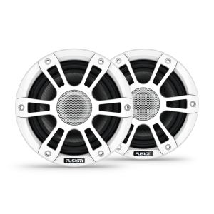 Fusion Signature Series 3i Altavoces náuticos, Altavoces náuticos blancos deportivos coaxiales de 6,5" y 230 vatios (par)