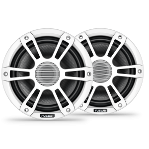 Fusion Signature Series 3i Altavoces náuticos, Altavoces náuticos blancos deportivos coaxiales de 7,7" y 280 vatios (par)