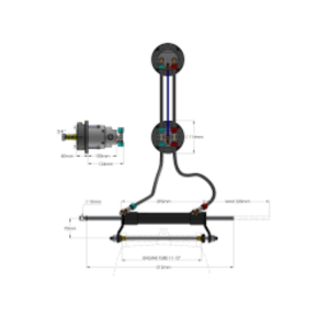 Incluye: Bomba hidráulica TL1-16MRA, tubería 5m., racores 1/8" y 1L. de aceite