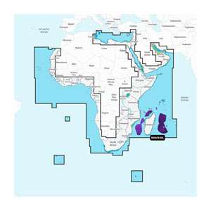 África y Oriente Medio: Cartas náuticas