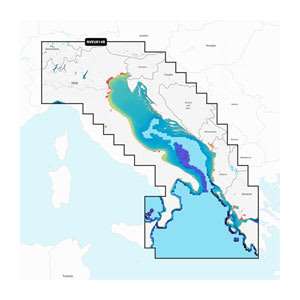 Italia, mar Adriático: cartas náuticas