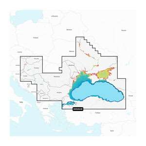 Mar Negro y mar de Azov: cartas náuticas