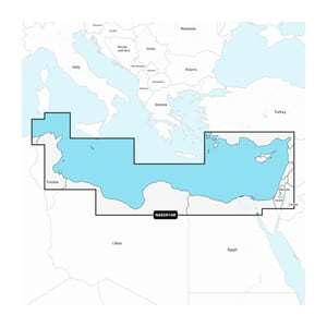 Mar Mediterráneo, sudeste - Cartas náuticas