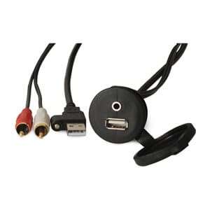 Montaje para panel conector AUX USB/3,5 mm Fusion