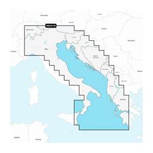 Italia, mar Adriático: cartas náuticas