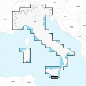 Italia, lagos y ríos - Cartas náuticas