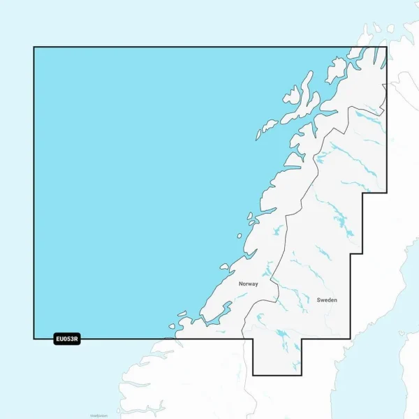 Noruega, de Trondheim a Tromso: cartas náuticas