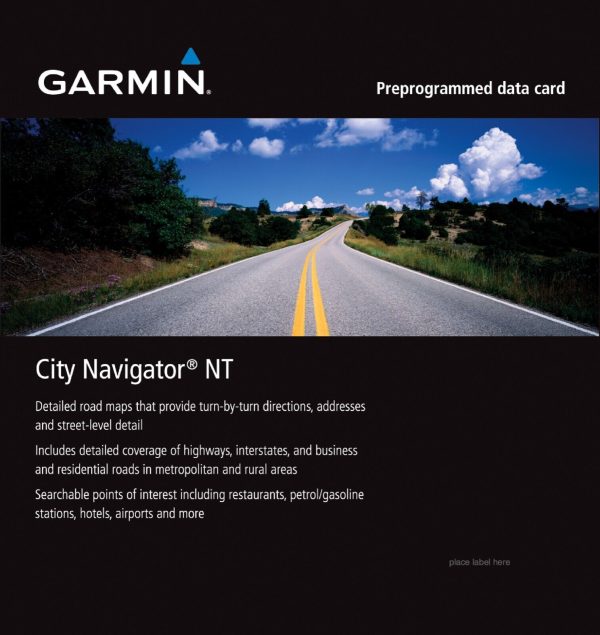 microSD/SD card: City Navigator North America NT